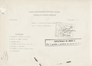 O visitador extraordinário