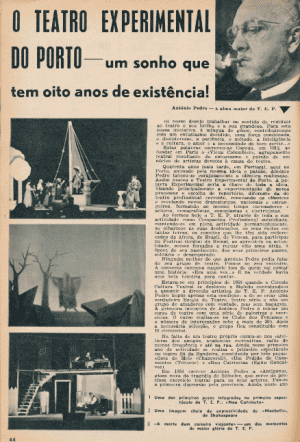 O Teatro Experimental do Porto: Um sonho que tem oito anos de existência