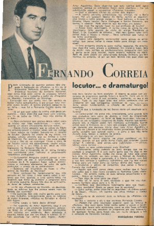 Fernando Correia: Locutor... e dramaturgo!